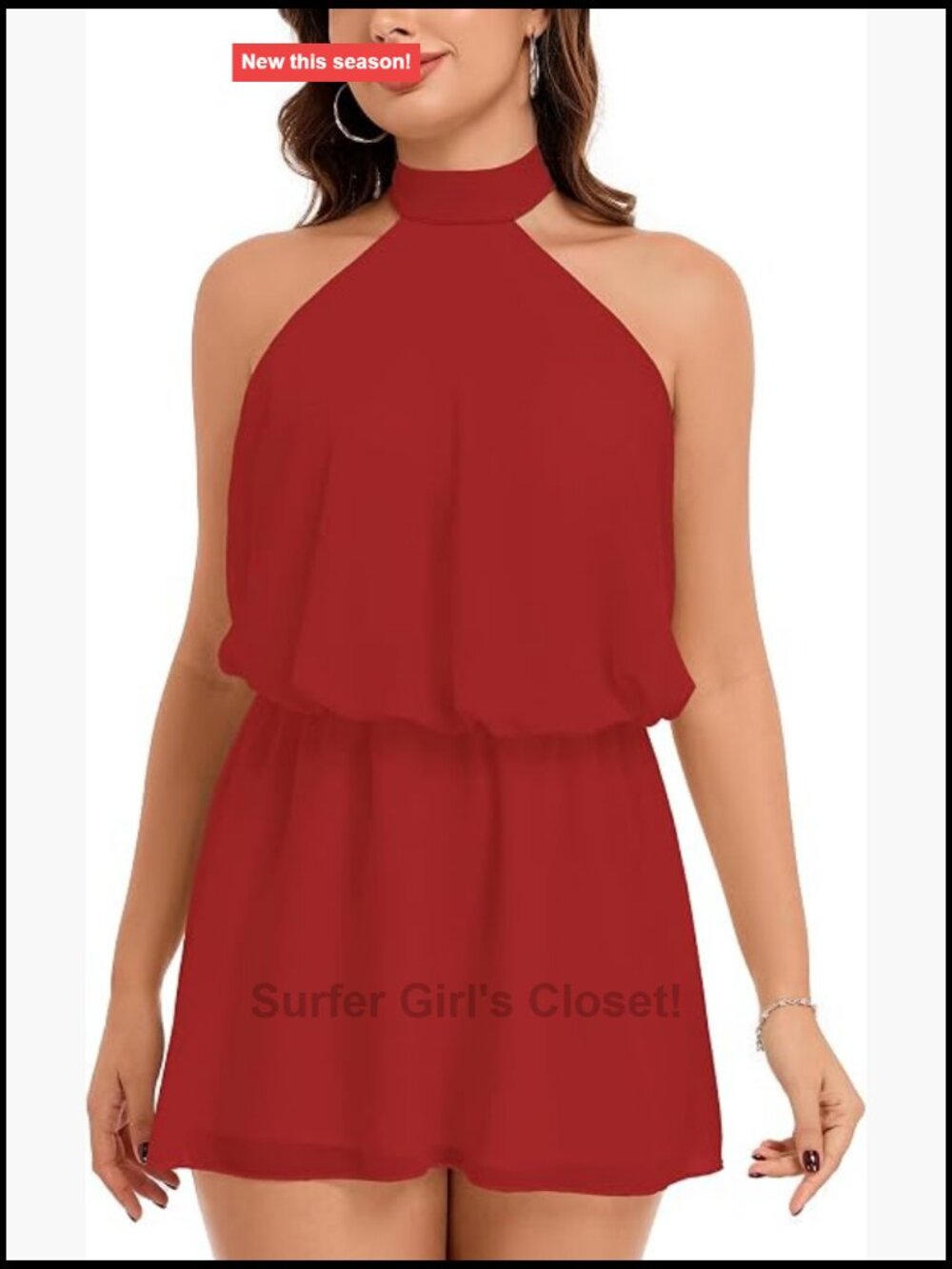 Women's Chiffon Self-Tie Strap Backless Mini Dress Sleeveless Y2K Summer Party